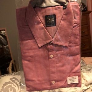 True Measure long sleeve cotton dress shirt